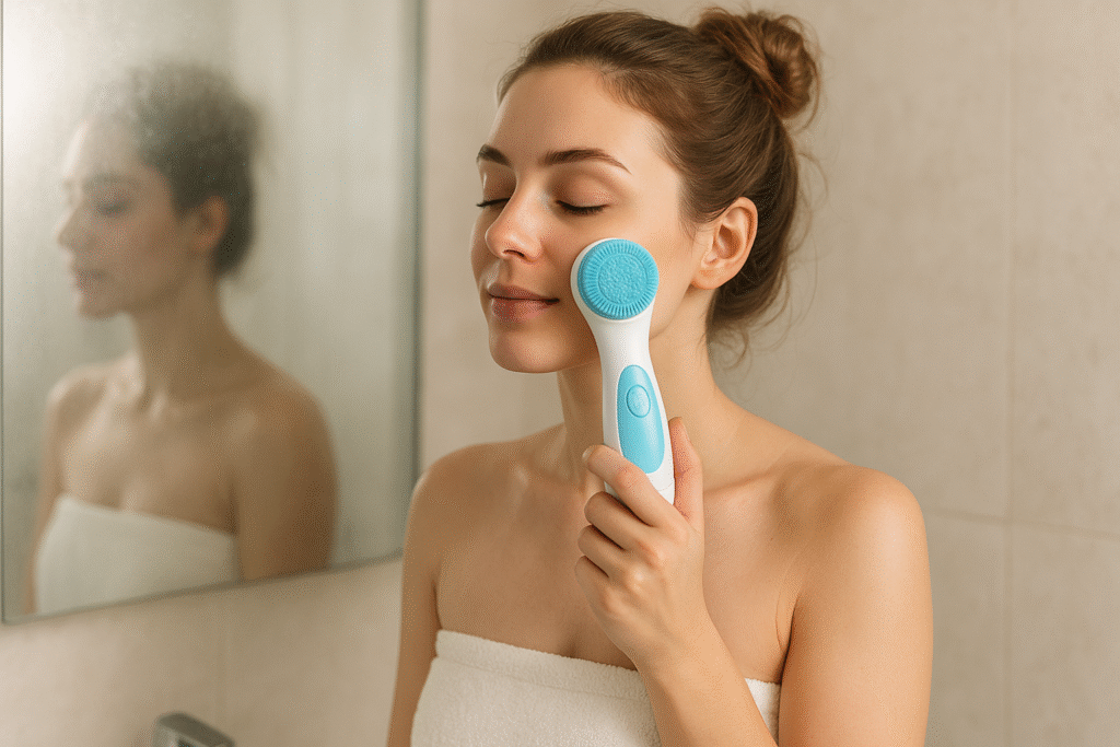 brush for,cleansing brush,Facial Cleansing Brush face