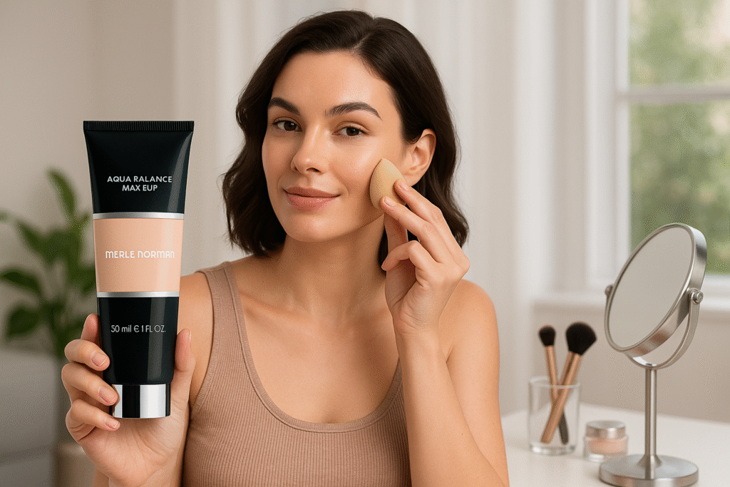 merle norman aqua balance, merle norman product , make up