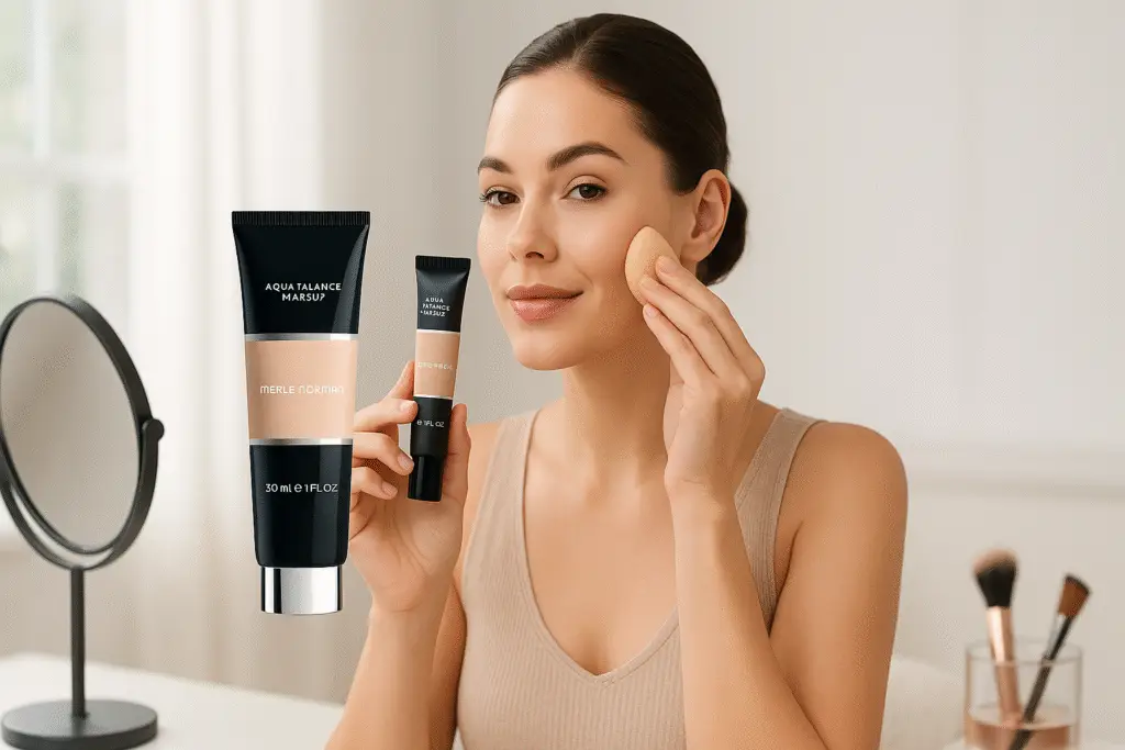 merle norman aqua balance, merle norman product , make up