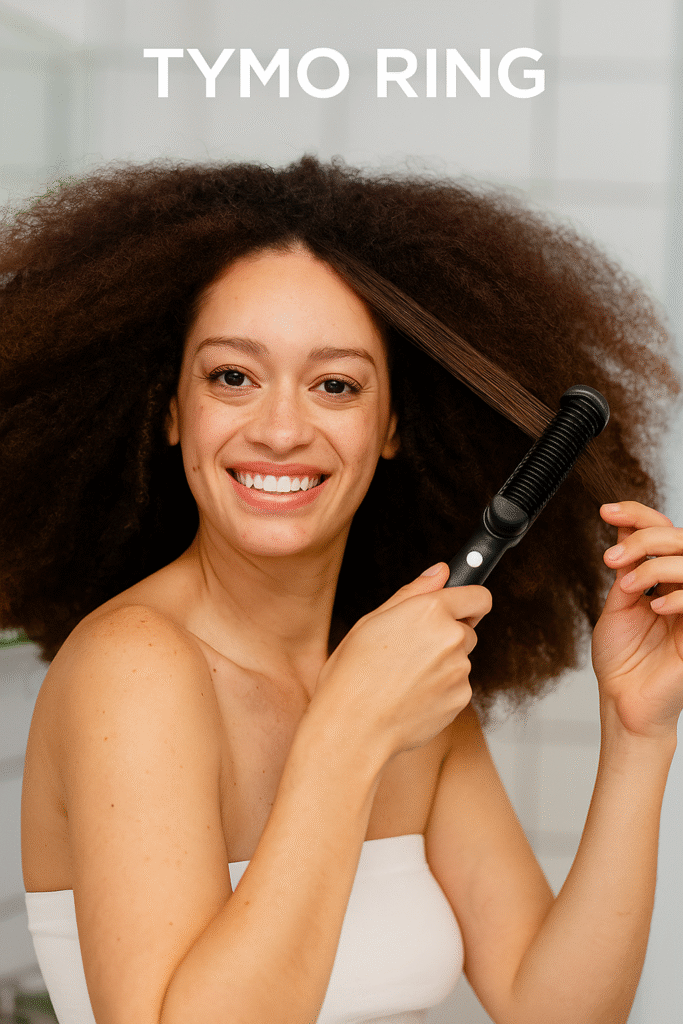 straightening brush for curly hair