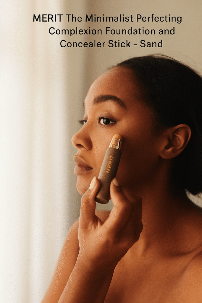 MERIT The Minimalist Perfecting Complexion Foundation and Concealer Stick Sand