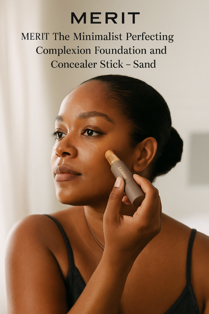 MERIT The Minimalist Perfecting Complexion Foundation and Concealer Stick Sand