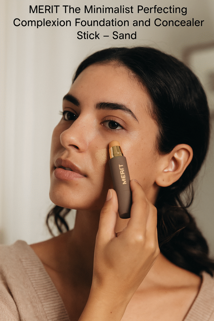 MERIT The Minimalist Perfecting Complexion Foundation and Concealer Stick Sand