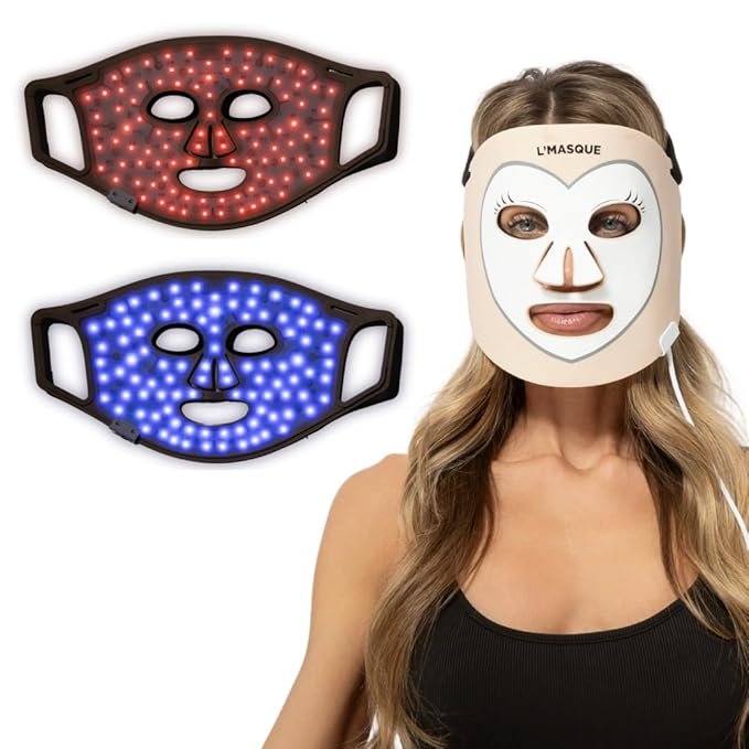 how to use a red light mask