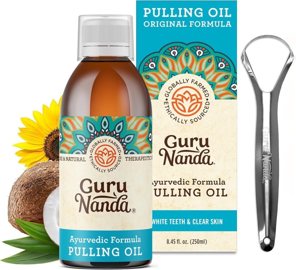 Promotes Deep Cleaning , GuruNanda Original Oil Pulling Mouthwash